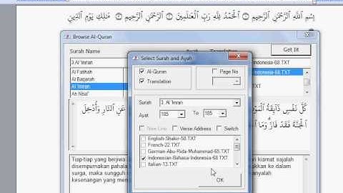 Preview New Quran in Ms Word Ver 2.2