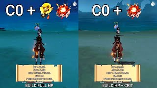 Hu tao build Full HP vs CRIT