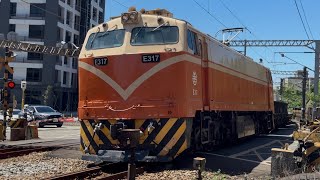 09/25/2025 台鐵 7502次 散裝貨列 本務E317電力機車 桃園.鶯歌.山佳.拍攝紀錄/ TRA GE E42C leading manifest,filming record