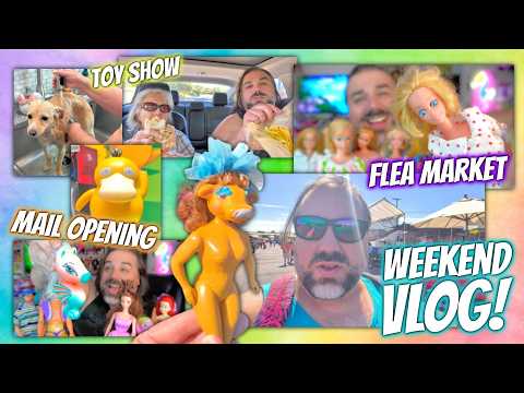 Weekend VLOG ~ Flea Market, Toy Show, & Mail Unboxing