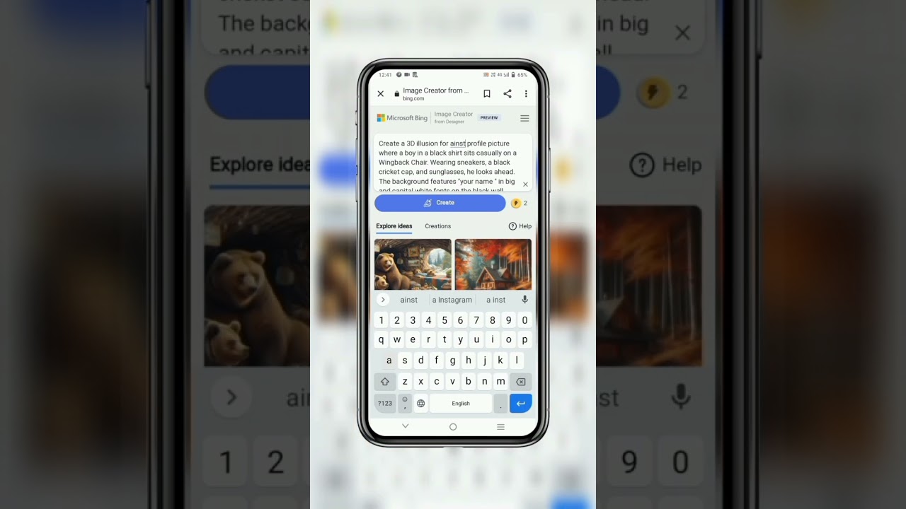 New Trending 3D AI Social Media Profile Name Photo Editing | Viral Photo Editing | Bing Ai Image