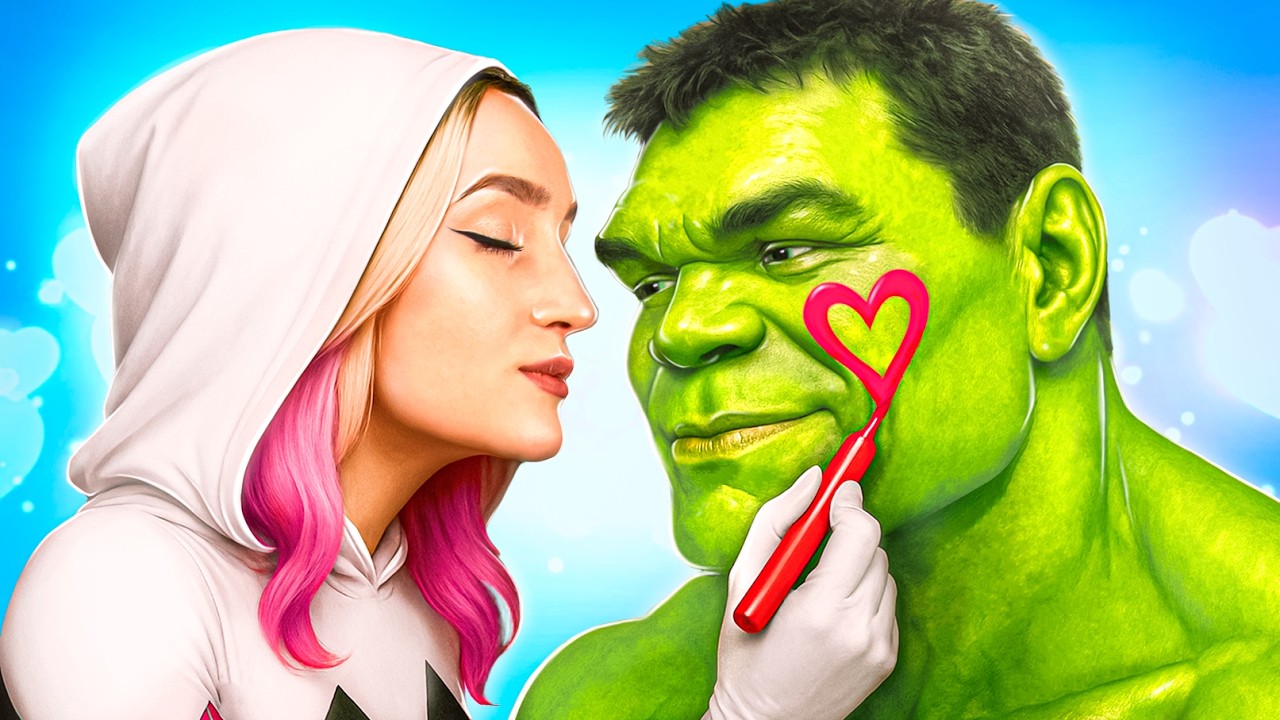 Spider Gwen Became a Tattoo Master / Tattoo Studio For Superheroes