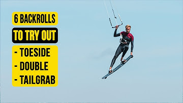 6 FUN Backroll variations | toeside, double and more! //  Kiteboarding SA Masterclass