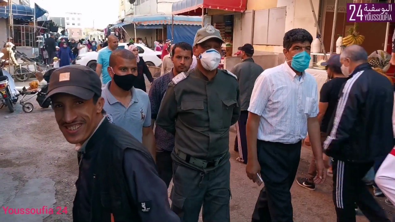 أجواء اليوم الثاني من تخفيف الحجر الصحي بمدينة اليوسفية