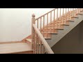 latest 2021 woooden railing design for house ! सुंदर लकड़ी की railing & staircase design cost detail