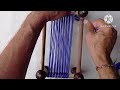 चारपाई पर ताना तानना , Craft With Priya 