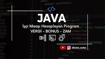 JAVA da Maaş Hesaplayan Program