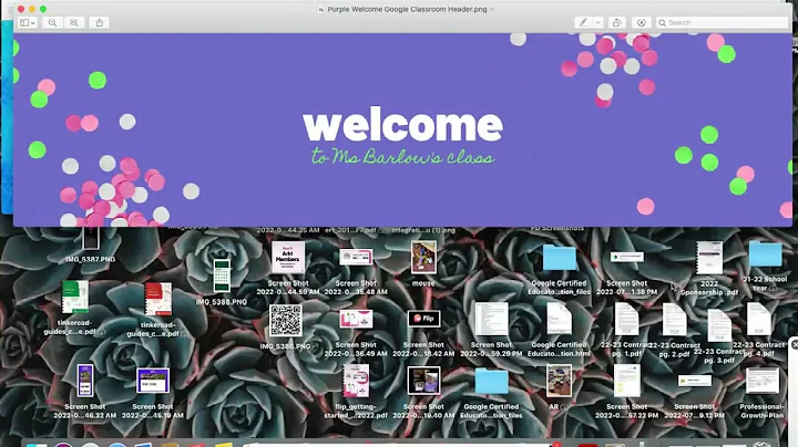 Google Classroom Headers with Canva