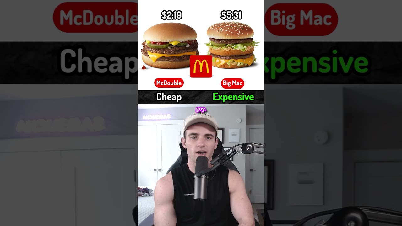 Cheap Or Expensive Fast Food Items 
