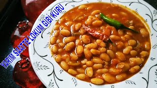 Kuru Fasulye Tari̇fi̇ Islatmadan Yarım Saatte Lokum Gibi Kurufasulye