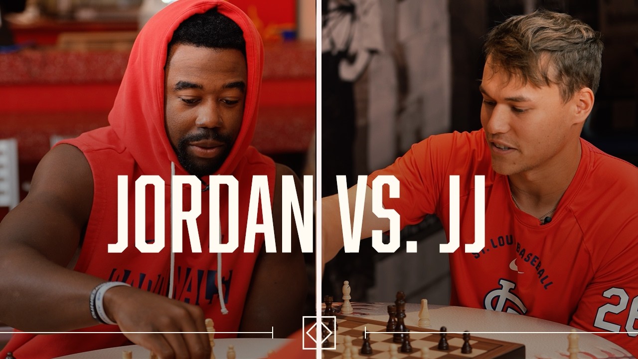 Jordan Walker vs. JJ Wetherholt In Chess: Who Wins? ♟️ | Cardinals