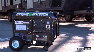 DuroMax XP12000EH Generator-12000 Watt Gas or Propane Powered Home Back Up. Purchase link below.