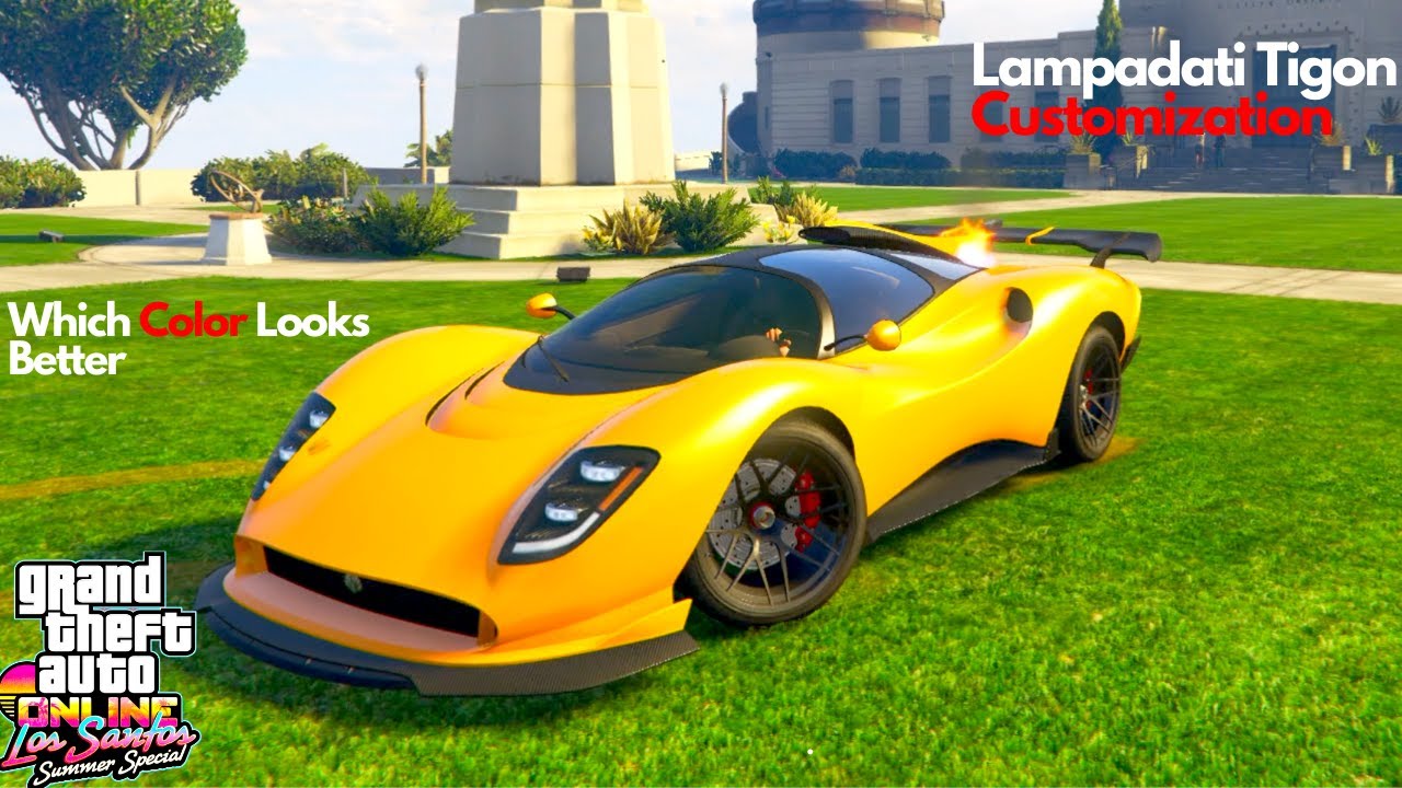 Lampadati Tigon Customization Best Color Paint Job GTA Online New Supercar