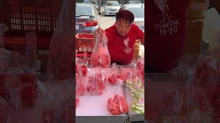 Asia Only $1! Fresh Watermelon - Fruit Cutting Skills - Thai Street Food#Watermelon #수박