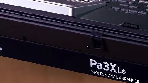 Korg Pa3X LE Demo with Steve McNally
