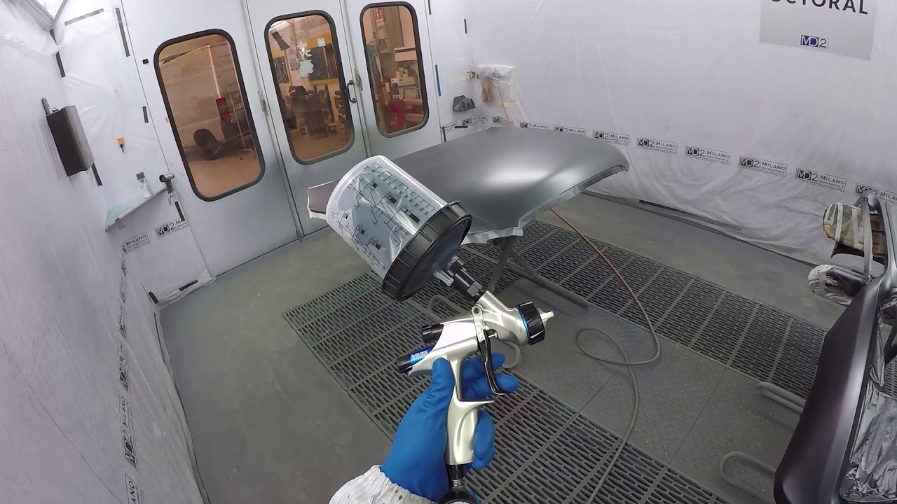 Applicazione fondo bagnato su lamierato Audi Q5 + Verniciatura