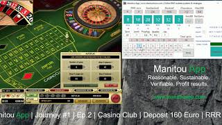 Manitou App | Journey #1 | Ep. 2| Casino Club | live RNG online roulette | Strategies and systems screenshot 5