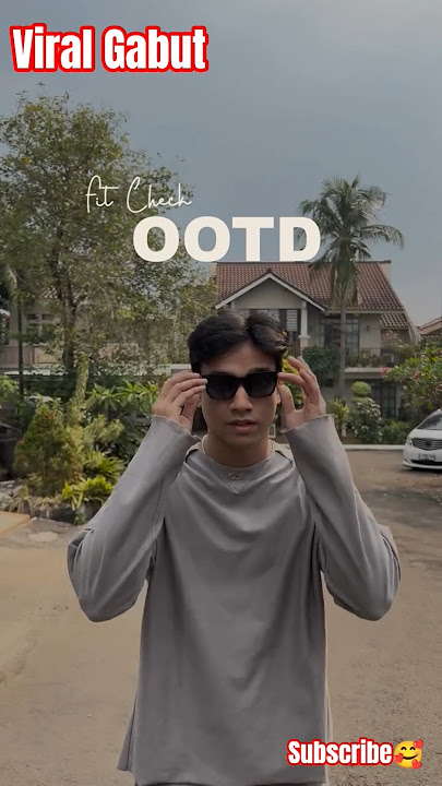 🔴OOTD FADLY FAISAL CHEK😎