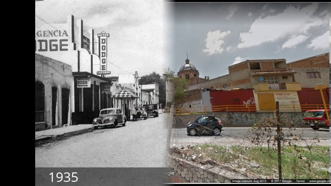 Leon Antiguo: Arco de la Calzada en 1935 y Templo del Santuario 1900