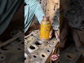 Valve Seat Installation in Cylinder Head 🔥 Must Watch Process #engine #mechanic #cylinder #shorts