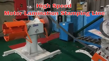 High Speed Motor Lamination Stamping Line