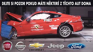 TOP 10 Auta s nejhoršími výsledky z crash testů