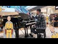 I played ANIME on piano in a shopping centre...