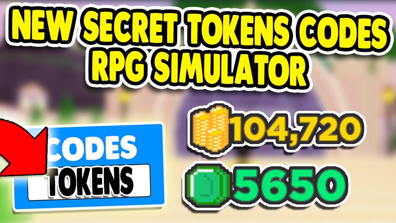 Update 9 Insane Gold And Token Codes In Rpg Simulator Roblox