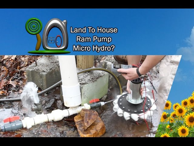 Ram Pump Micro Hydro  Land To House 