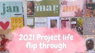 2021 Project Life Flip Through ||| January - November Scrapbook ||| Eva Marie Memories