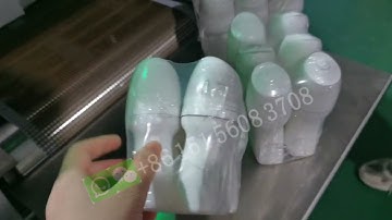 Automatic Deodorant Roll On bottle liquid filling capping machine,  labeling machine #deodorant