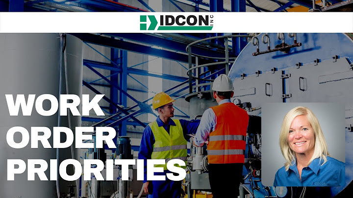 কাজের আদেশের অগ্রাধিকার (IDCON স্ব-গতিসম্পন্ন প্রশিক্ষণের নমুনা)