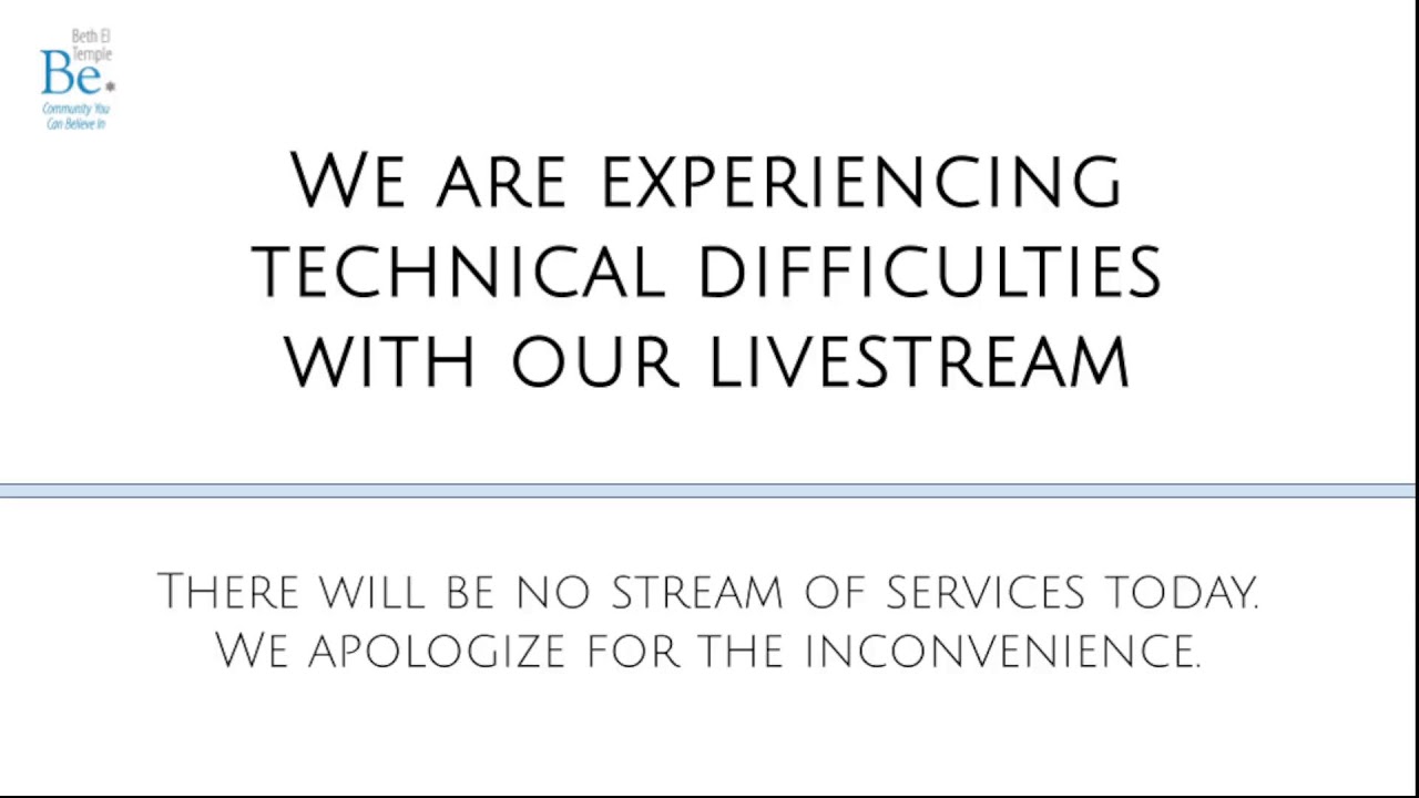 Levine-Shein Chapel Livestream - Beth El Temple