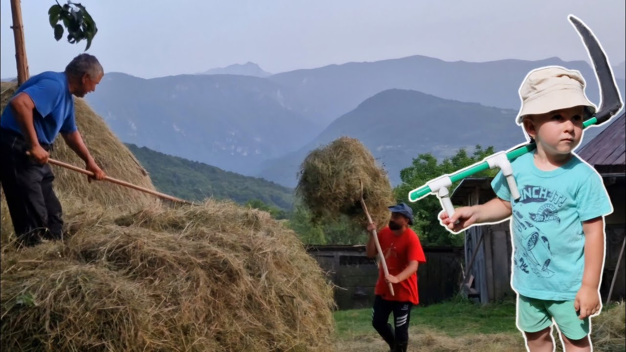 VRELO LJETO NA SELU - KOSANICA I ČUVANJE OVACA