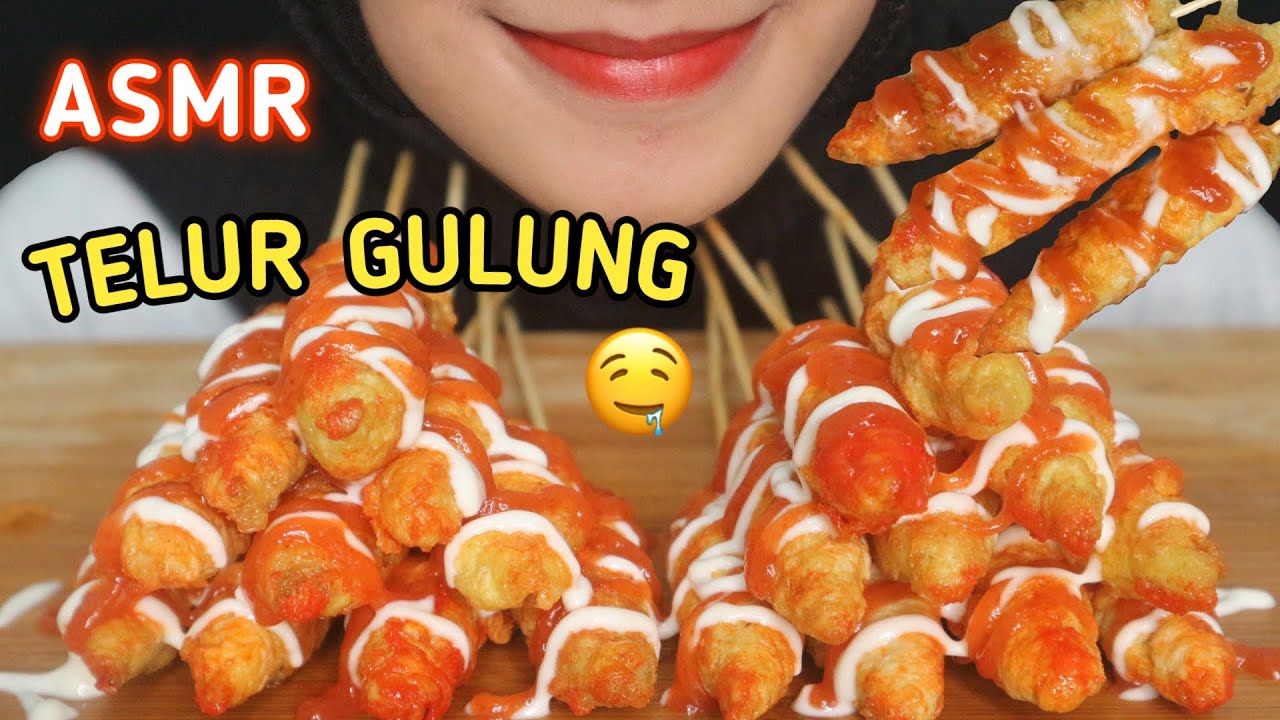 ASMR TELUR GULUNG || JAJANAN SD || ASMR INDONESIA || EATING SOUNDS || MUKBANG By Rere Putri Nespi