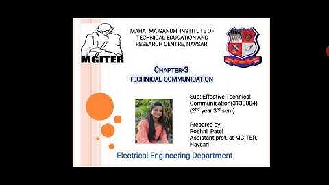 EFFECTIVE TECHNICAL COMMUNICATION(3130004)