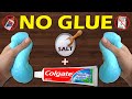 NO GLUE DIY COLGATE AND SALT SLIME💦How to make Slime with Colgate  and Salt No Borax| No Activator