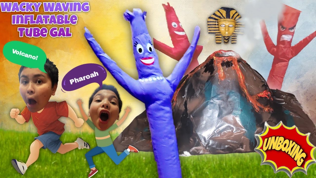 Wacky Tube Gal Takes Over Volcano Pharaoh Chaos! Unboxing!