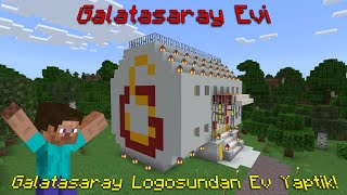 🏠 Minecraft Galatasaray Evi 🏠 Galatasaray Logosundan Ev Yaptık 🏠 G.S Evi 🏠