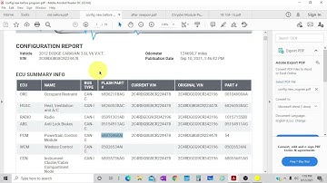 Chrysler used PCM Programming tips | Restore Vehicle Configuration