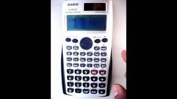 Como calcular un logaritmo en calculadora