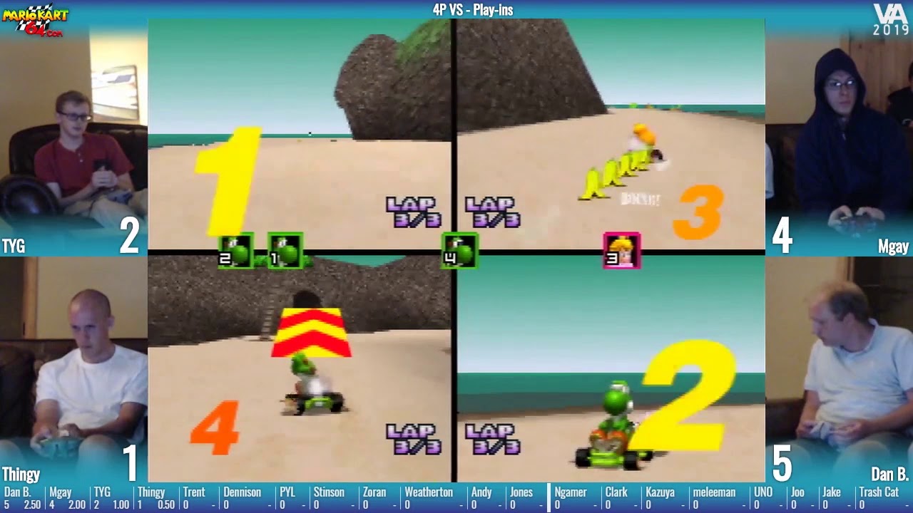 Mario Kart 64 Tournament - VA 2019 Play-Ins