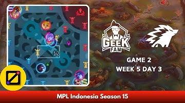 [Mini Map] Geek Fam ID vs ONIC Esports - Game 2 - Week 5 Day 3 - Regular Season - MPL ID S15