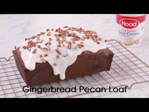 Gingerbread Pecan Loaf - Hood Sour Cream