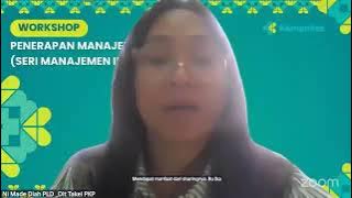 Workshop Pelaksanaan Manajemen Inti Puskesmas