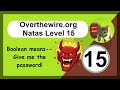 Overthewire - Natas - Level 15 - Web App Hacking - Boolean SQL Injection