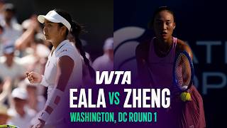 Alexandra Eala vs. Qinwen Zheng | 2026 Washington, DC Round 1 | WTA Match Highlights