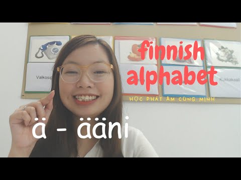 Video BẢNG CHỮ CÁI TIẾNG PHẦN LAN | Học tiếng Phần Lan cho... - youtube