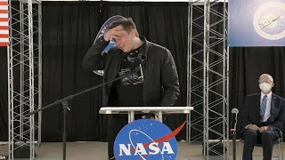 EMOTIONAL ELON MUSK AFTER THE SUCCESSFUL SPLASH DOWN OF CREWDRAGON MISSION || 2R FILMS