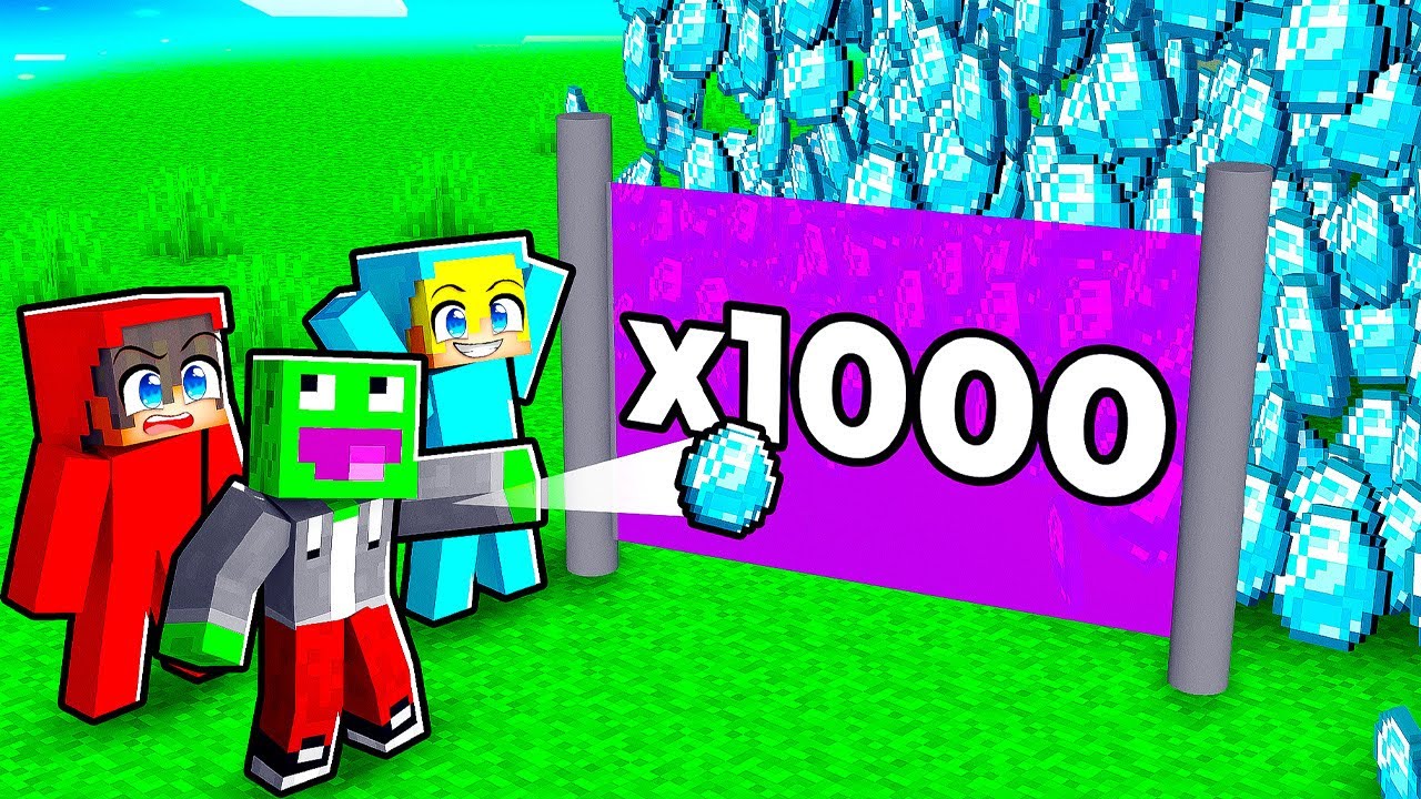 PRANKUJE MOICH PRZYJACIÓŁ NIESKOŃCZONYM MNOŻNIKIEM w Minecraft!